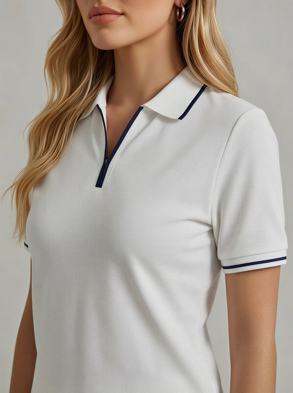 Ivy Polo Half Zipper TShirt